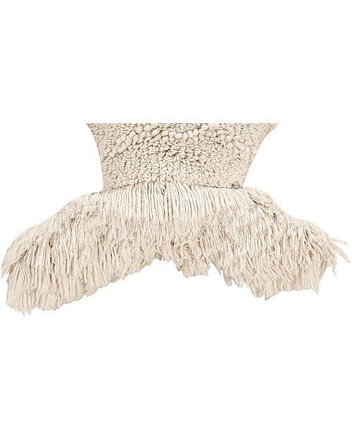 Lorena Canals Cuscino Lavabile Bambino Pesce, Natural - 100% Cotone (60 x 27 cm) Cuscini Arredo