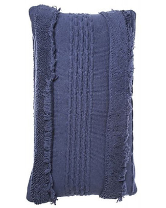 Lorena Canals Cuscino Lavabile Lavorato a Maglia Early Hours, Blu Alaska (30 x 50 cm) Cuscini
