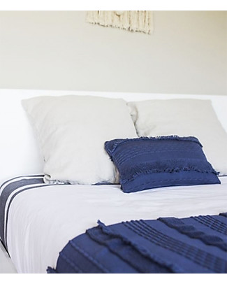 Lorena Canals Cuscino Lavabile Lavorato a Maglia Early Hours, Blu Alaska (30 x 50 cm) Cuscini