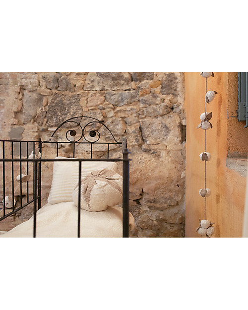 Lorena Canals Cuscino Lavabile Lavorato a Maglia Fiocco di Cotone - 25x10 cm Cuscini Arredo