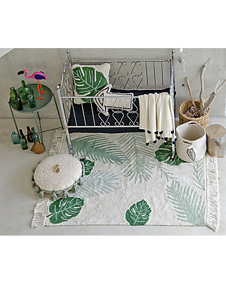 Lorena Canals Cuscino Lavabile Monstera, 38 x 38 cm - Fatto a mano Cuscini Arredo_