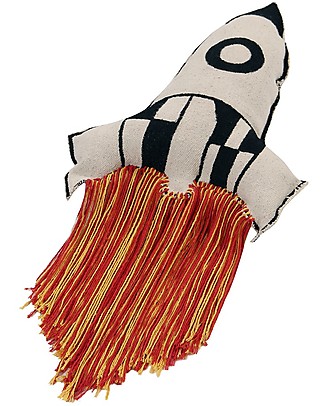 Lorena Canals Cuscino Lavabile Razzo - 100% cotone (65 x 30 cm) Cuscini Arredo