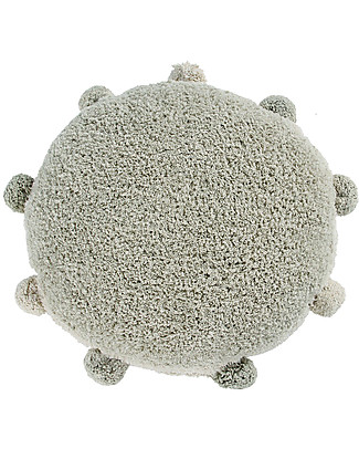 Lorena Canals Cuscino Lavabile Rotondo Bubbly - Verde Oliva - diametro 48 cm Cuscini
