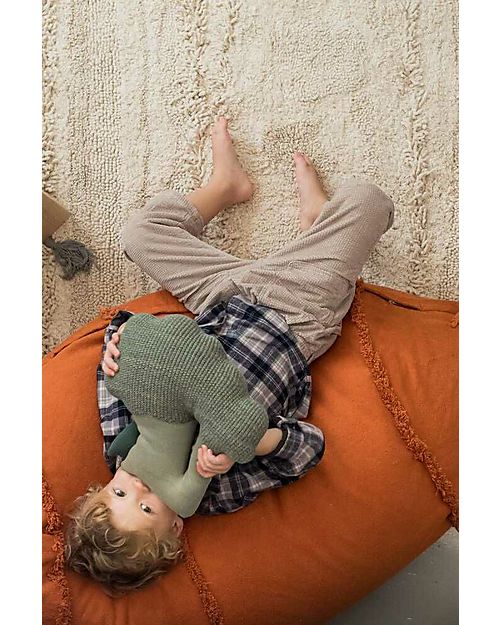 Lorena Canals Cuscino Lavorato a Maglia a Forma di Broccoli - Oli&Carol - (35x35 cm) Cuscini Arredo