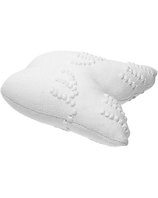 Lorena Canals Cuscino Lavorato a Maglia, Ali d'Angelo - 25x25 cm Cuscini Arredo