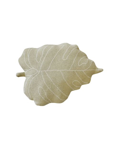 Lorena Canals Cuscino Lavorato a Maglia - Babyleaf Olive Cuscini Arredo