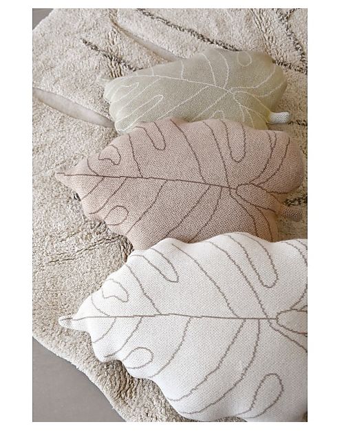 Lorena Canals Cuscino Lavorato a Maglia - Babyleaf Olive Cuscini Arredo