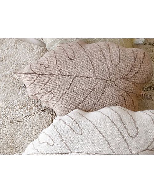 Lorena Canals Cuscino Lavorato a Maglia - Babyleaf - Rose Beige Cuscini Arredo