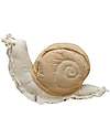 Lorena Canals Cuscino Lazy Snail - Fantasy Garden - Miele - Cotone GOTS - (22x40 cm) Pouf