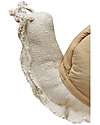Lorena Canals Cuscino Lazy Snail - Fantasy Garden - Miele - Cotone GOTS - (22x40 cm) Pouf