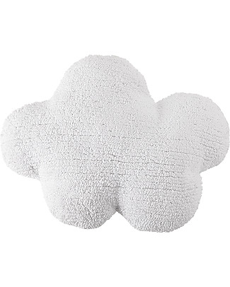 Lorena Canals Cuscino Nuvoletta Bianca - 100% Cotone (Lavabile in Lavatrice) null