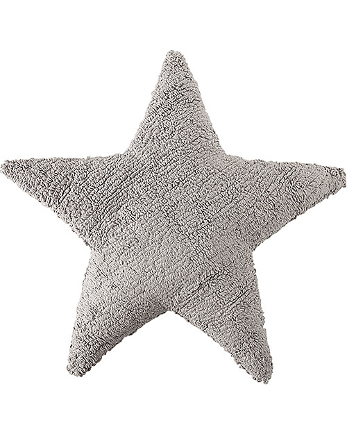 Lorena Canals Cuscino Stella Grigio Chiaro - 100% Cotone (lavabile in  Lavatrice!) unisex (bambini)