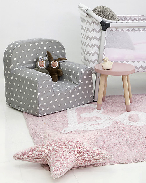 Lorena Canals Cuscino Stella Rosa - 100% Cotone (Lavabile in Lavatrice!) Cuscini Arredo