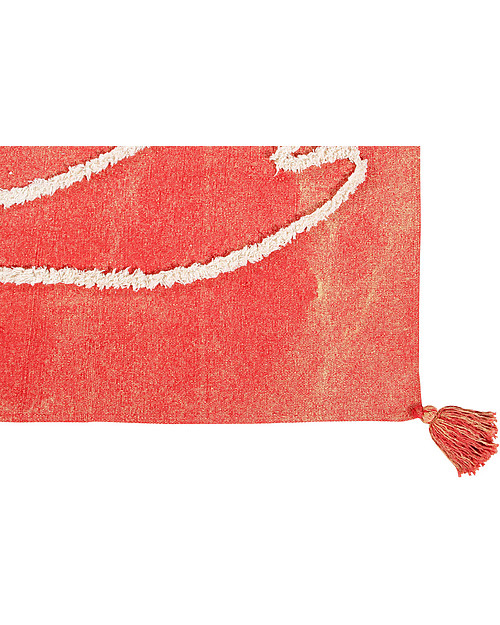 Lorena Canals Decorazione da Parete Aragosta Gigante, Rosso Mattone - 140x200 cm - 100% cotone Decorazioni da Parete