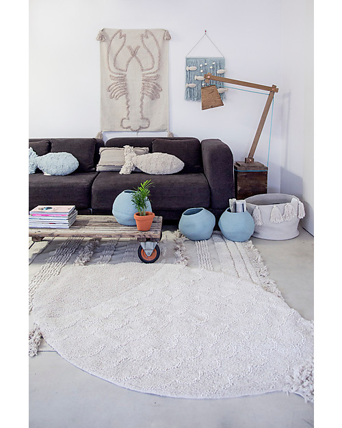 Lorena Canals Decorazione da Parete Aragosta, Natural - 70x100 cm - 100% cotone Decorazioni da Parete