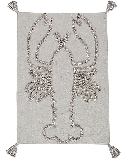 Lorena Canals Decorazione da Parete Aragosta, Natural - 70x100 cm - 100% cotone Decorazioni da Parete