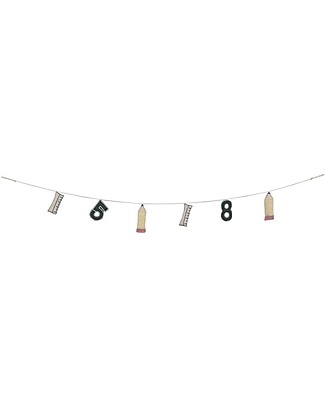 Lorena Canals Ghirlanda Back to School - Lunghezza 240 cm Decorazioni da Parete