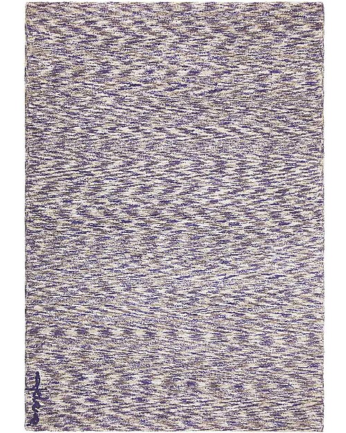 Lorena Canals Grande Tappeto Lavabile Mix - Sfumature di Blu e Grigio - 100% Cotone (140 x 200 cm) Tappeti Arredo