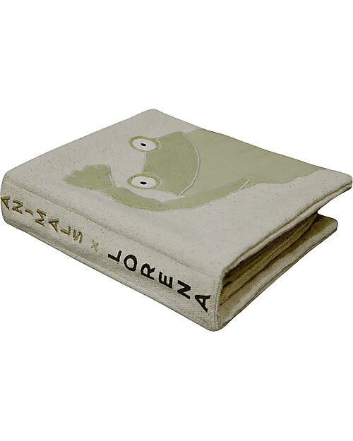 Lorena Canals Libro Sensoriale in Stoffa - Tema Animali - Cotone Bio - New Green Toys Collection Giochi Sensoriali_