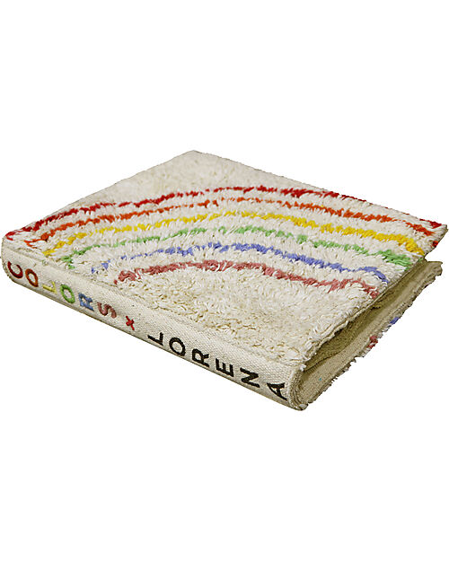 Lorena Canals Libro Sensoriale in Stoffa - Tema Colori - Cotone Bio - New Green Toys Collection Giochi Sensoriali_