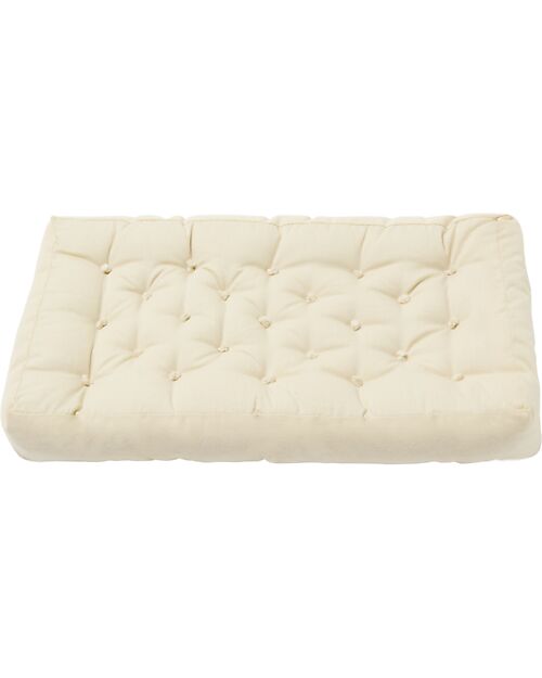 Lorena Canals Nari Set - Culla/Tappeto/Cestino/Pouf - 100% Materiale Riciclato - Mini Lorena Collection - 22 x 32 x 16 cm Bambole