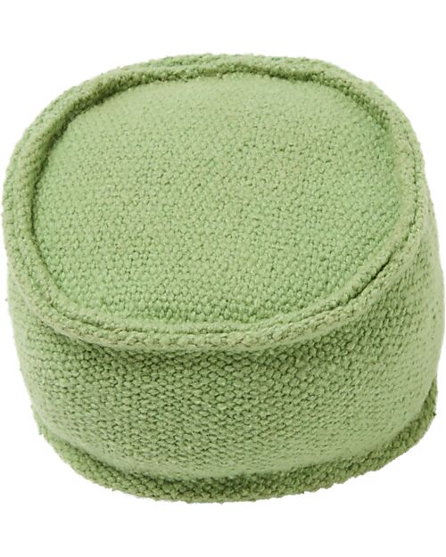 Lorena Canals Nari Set - Culla/Tappeto/Cestino/Pouf - 100% Materiale Riciclato - Mini Lorena Collection - 22 x 32 x 16 cm Bambole