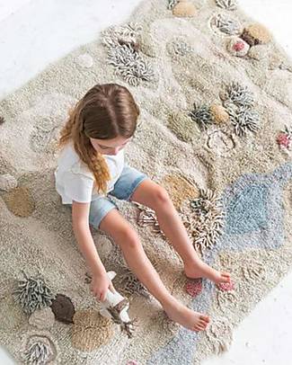 Lorena Canals OUTLET - Tappeto Gioco Lavabile Path - Natural - Cotone Naturale (120x160 cm) - Pezzo di Showroom
Tappeti Gioco
