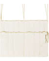 Lorena Canals Portaoggetti da Lettino - Natural - 100% Cotone Organico GOTS - Bamboo Collection - 40 x 50 cm Contenitori Portaoggetti