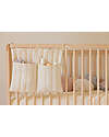 Lorena Canals Portaoggetti da Lettino - Natural - 100% Cotone Organico GOTS - Bamboo Collection - 40 x 50 cm Contenitori Portaoggetti