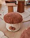 Lorena Canals Pouf Boletus - Toffee/Naturale - Cotone - Mushrooms Collection - 35 x 45 cm Pouf