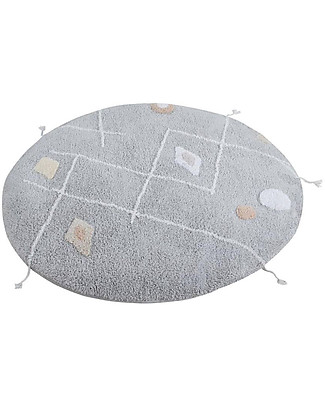 Lorena Canals Pouf e Tappeto 2 in 1 Lou - 120 cm Cuscini Arredo_