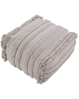 Lorena Canals Pouf Early Hours, Air Natural - 100% Cotone (54 x 54 x 27 cm) Pouf