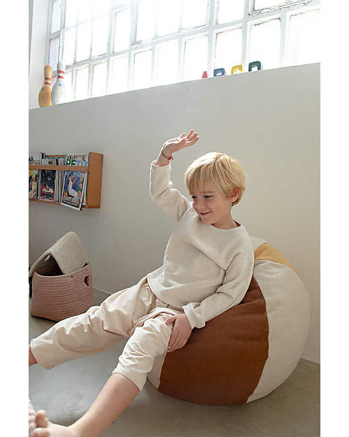 Lorena Canals Pouf Morbido e Soffice - Eco City - Diametro 45x 50 cm Pouf