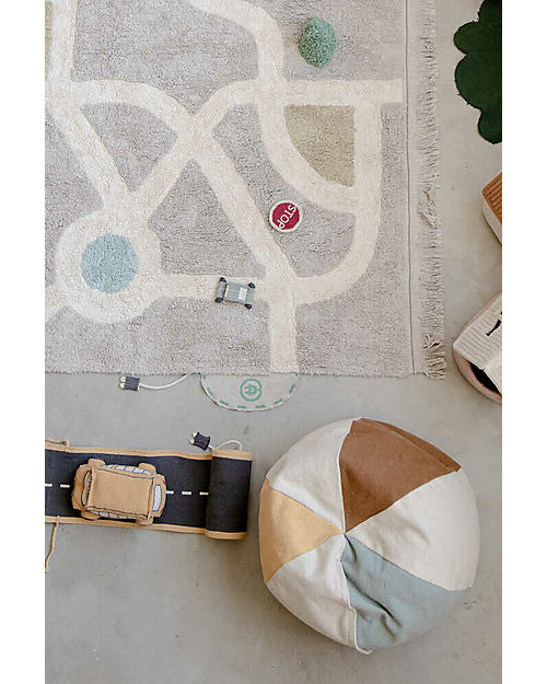 Lorena Canals Pouf Morbido e Soffice - Eco City - Diametro 45x 50 cm Pouf