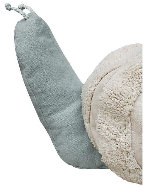 Lorena Canals Pouf Mr. Snail - Fantasy Garden - Blu Vintage - (35x95x45 cm) Pouf