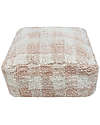 Lorena Canals Pouf Scacchi - Bianco e Rosa - Cotone - Little Chefs Collection Pouf