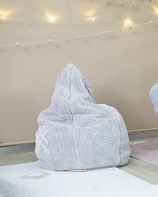 Lorena Canals Pouf Siesta con Pompon - 50x80 cm Pouf