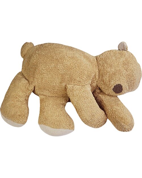 Lorena Canals Pouf - Sleepy Bear - Marrone - Cotone - Collezione Planet Bee - 30 x 100 x 70 cm Pouf