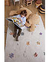 Lorena Canals Pouf - Sleepy Bear - Marrone - Cotone - Collezione Planet Bee - 30 x 100 x 70 cm Pouf