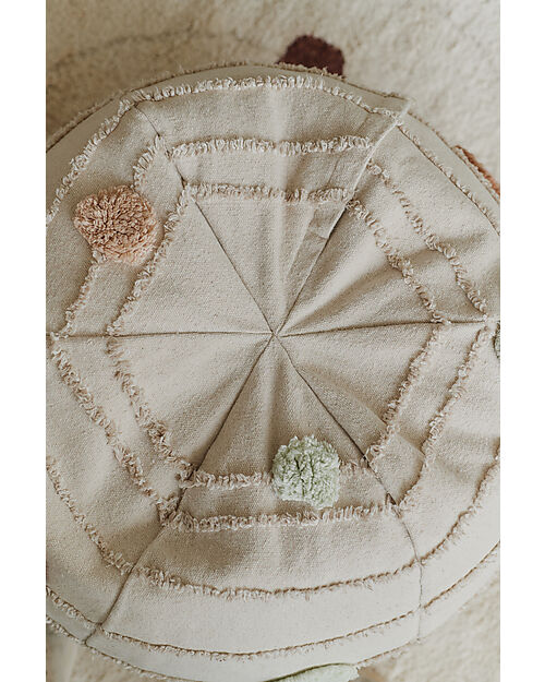 Lorena Canals Pouf Solar - Natural - Cotone - Collezione Astronaut - 50 x 45 cm Pouf