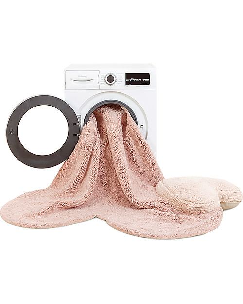 Lorena Canals Puffy Love, Tappeto Cuore Lavabile, Nude - 160 x 180 cm Tappeti Arredo