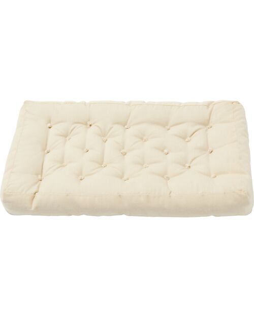 Lorena Canals Sana Set - Culla/Tappeto/Cestino/Pouf - 100% Materiale Riciclato - Mini Lorena Collection - 22 x 32 x 16 cm Bambole