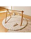 Lorena Canals Set di 3 Sonagli per Palestrina - World Ball - 100% Cotone Organico GOTS - Bamboo Collection - 40 x 50 cm Palestrine