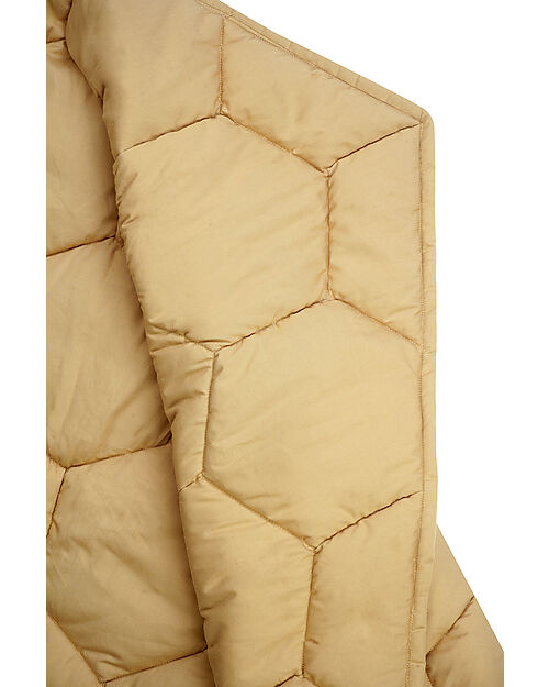 Lorena Canals Tappeto Gioco Imbottito - Honeycomb - Miele - 100% Cotone Organico - Collezione Planet Bee - 100 x 100 cm Tappeti Gioco Imbottiti