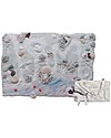 Lorena Canals Tappeto Gioco Lavabile Path - Natural - Cotone Naturale (120x160 cm) Pouf