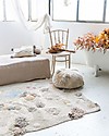 Lorena Canals Tappeto Gioco Lavabile Path - Natural - Cotone Naturale (120x160 cm) Pouf
