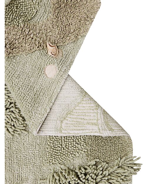 Lorena Canals Tappeto Gioco - Mushroom Forest - Verde Oliva - Cotone - Mushrooms Collection - 120 x 160 cm Tappeti Arredo