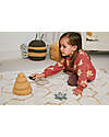 Lorena Canals Tappeto Gioco - Pollination - Avorio - Cotone - Collezione Planet Bee  - 90 x 130 cm Tappeti Arredo