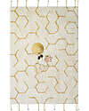 Lorena Canals Tappeto Gioco - Pollination - Avorio - Cotone - Collezione Planet Bee  - 90 x 130 cm Tappeti Arredo