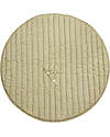 Lorena Canals Tappeto Gioco Reversibile - Leaf - Verde Oliva - Cotone Organico GOTS - Bamboo Collection - Diametro 100 cm Tappeti Arredo